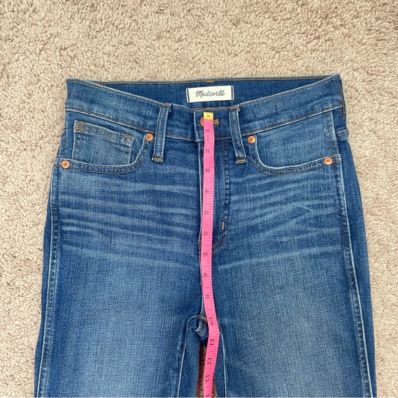 Madewell 10" High-Rise Skinny Jeans: Cutout Tulip Hem Edition - Picture 12 of 16